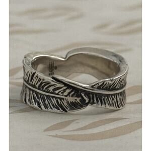 James Avery Retired Sterling Silver Birds of A Feather Ring Size 7.5